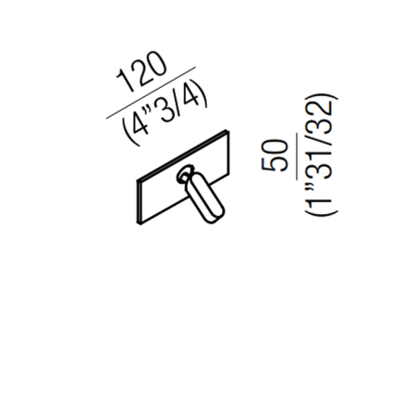 Смеситель для душа Agape Square ARUB1113A