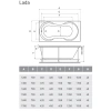 Акриловая ванна 120x70 см Relisan Lada GL000000539
