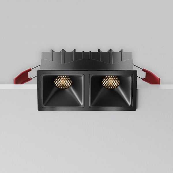 Встраиваемый светильник Maytoni Technical Альфа DL043-02-10W3K-SQ-B-1