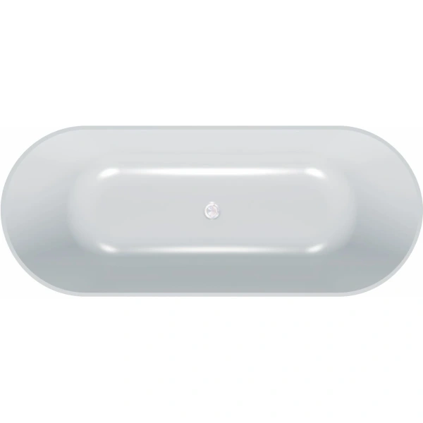 Ванна из литьевого мрамора Kolpa-San Atys Duo FS 622760 174x70 см, отдельностоящая, белый матовый