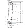 Смеситель для ванны hansgrohe Metropol 32532340 шлифованный черный хром