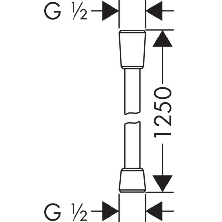 Душевой комплект hansgrohe Raindance S 27959670 черный матовый