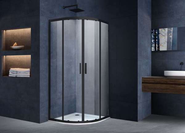 Душевой уголок Vincea Alpha 90x90 VSQ-3AL900CLB черный