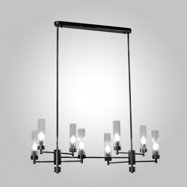 Люстра на штанге AM-Group INDIGO INDIGO SPL8 PEARL BLACK