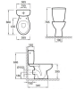Унитаз Jacob Delafon BRIVE E0383N-00