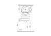 Раковина Vitra Outline Recycled 57 7991B066-0016 тауп матовый