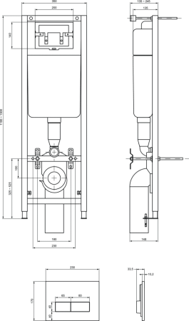 Инсталляция для унитаза Ideal Standard W3710AA