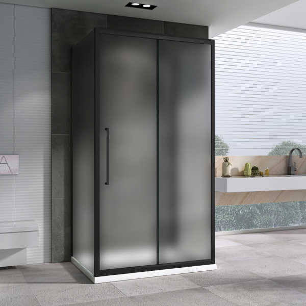 Душевой уголок Abber Schwarzer Diamant 170x90 AG30170BMH-S90BM-S90BM черный