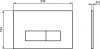 Клавиша смыва Ideal Standard OLEAS™ M2 R0121A6 черная