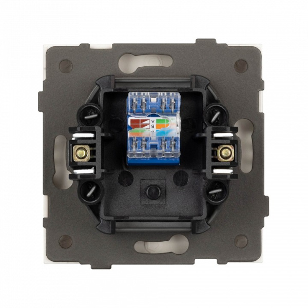 Розетка Ethernet RJ-45 и со шторками, без рамки Arlight SCT-TENDO 054592