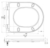 Сиденье для унитаза BelBagno Tre BB8001SC