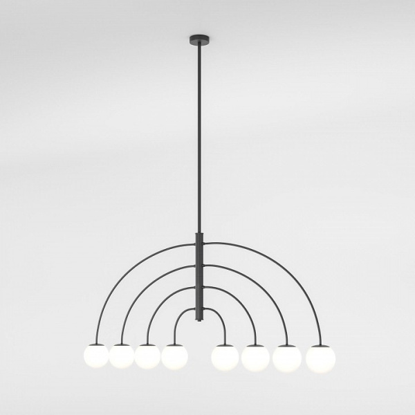 Люстра на штанге Eurosvet Cenacolo 30179/8 черный