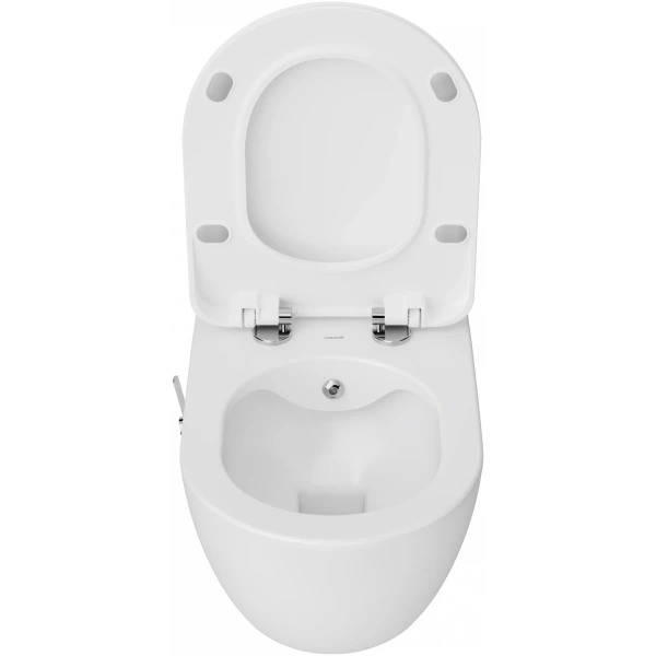 Унитаз подвесной Creavit Free FE322-34CB00E-0001 безободковый, с функцией биде, белый