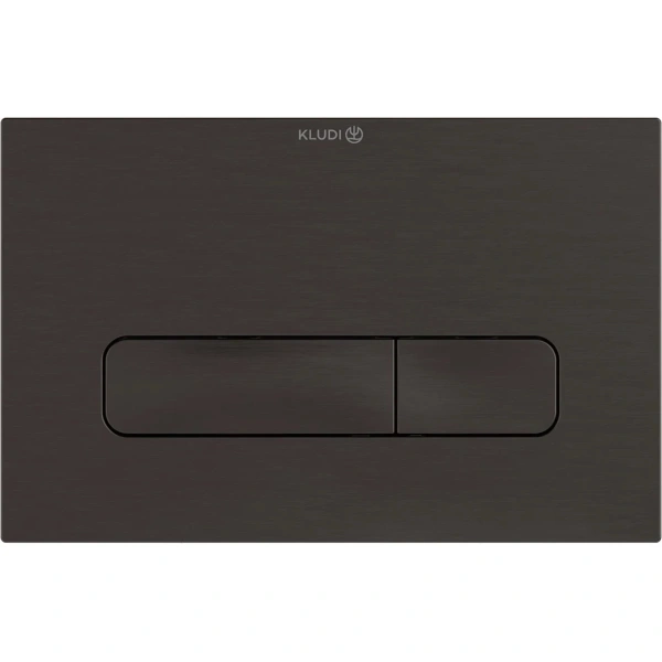 Инсталляция для унитаза Kludi Unifix 79101 + 30PP01N2 с кнопкой смыва, оружейная сталь матовый