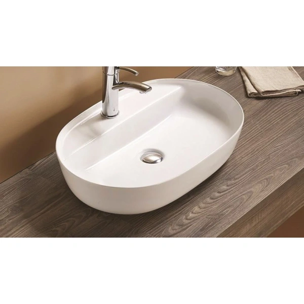 Раковина-чаша CeramaLux 78325XS 51,5x40 см, накладная, белый