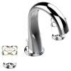 Смеситель для раковины THG Ptale de cristal clair liser dor U6E U6E.A02.151