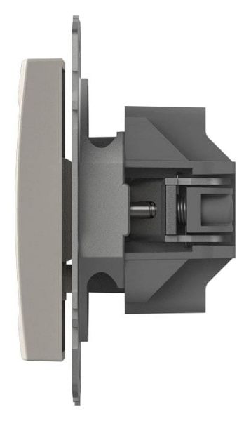 ТВ-розетка проходная без рамки Elbi Eleсtriс Zena Vega 609-010200-272