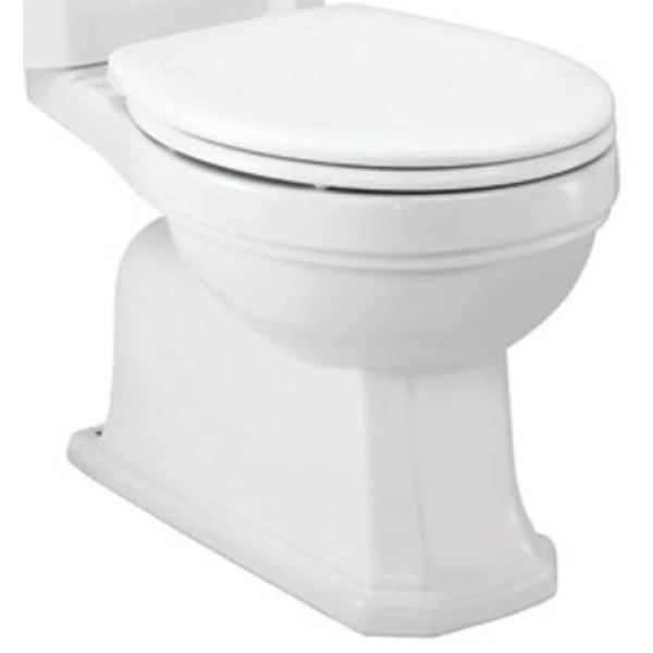 Чаша напольного унитаза с сиденьем микролифт Jaquar Queen's QNS-WHT-7751P