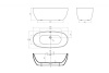 Акриловая ванна Abber 170x80 AB9265-1.7 белая глянцевая
