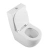 Унитаз-компакт безободковый BelBagno AMANDA BB051CPR с сиденьем BB076SC