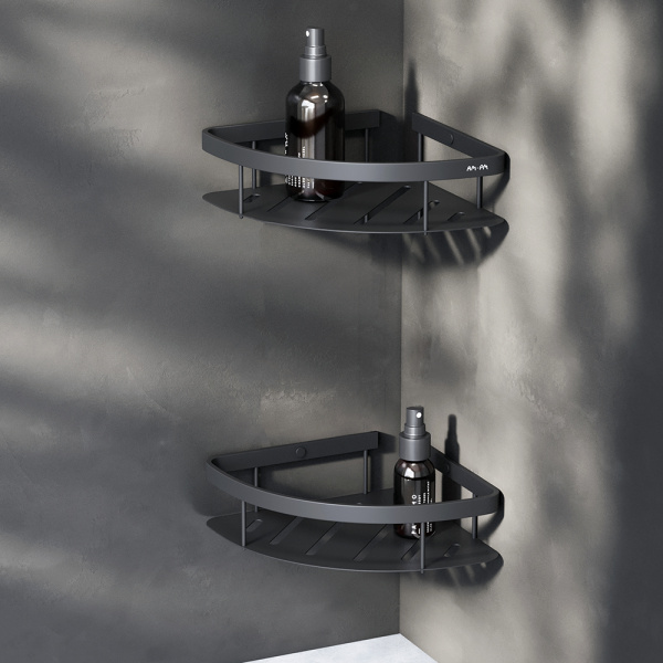 Полка для душа AM.PM Sense L A7454222 угловая двухъярусная