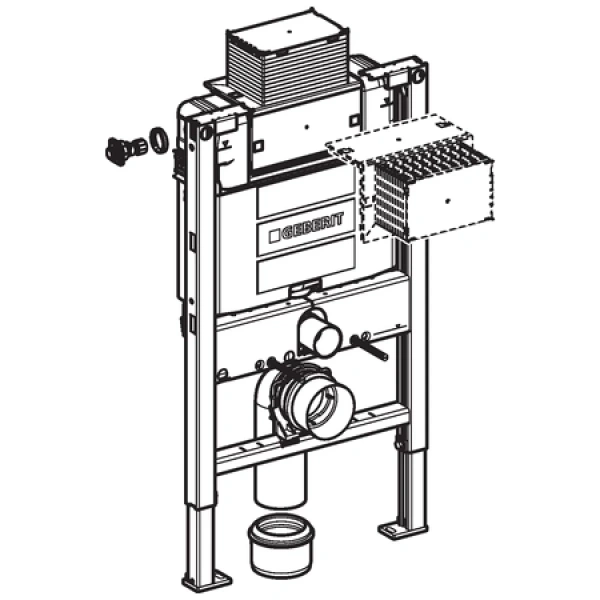 Инсталляция для унитаза Geberit Duofix Omega 111.003.00.2