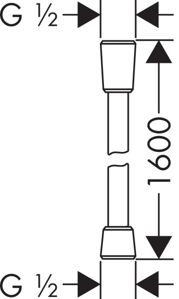 Шланг для душа hansgrohe Isiflex 28276000