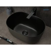Раковина-чаша GID N9302bg 45x32 см, накладная, черный графит