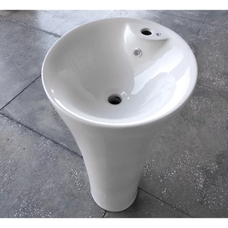 Раковина CeramaLux WK8100-1 45x45 см, напольная, белый