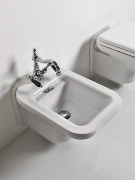 Биде подвесное KERASAN Waldorf 4125K1bi/cr*1