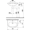 Раковина 60x47 см Jika Zeta 8103920001049