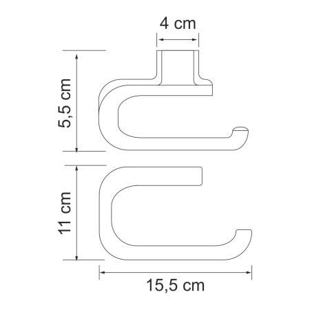 Каммель (Kammel) K-8396W Держатель туалетной бумаги