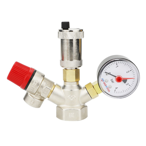 Группа безопасности котла VARMEGA VM16101 латунь 1"