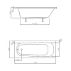 Акриловая ванна Ravak Septima 170x70 C632S00000 белый
