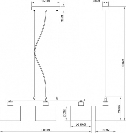 Подвесной светильник Moderli Room V2731-3P