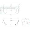 Акриловая ванна 166x80 см Vagnerplast Vera KRBV166VER9X-64