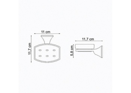 Мыльница WasserKRAFT Wern K-2529
