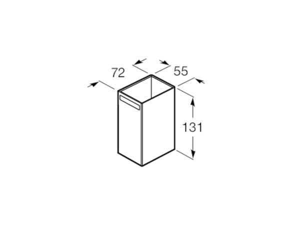 Стакан Roca Rubik 816844024