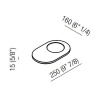 Мыльница Agape Constellation ACOM0306NM черный