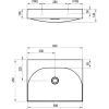 Раковина Ravak Lite XJX01360000 60x45 см, накладная, подвесная, белый