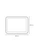 Зеркало Bagno Piu Zen 80X60 белое