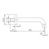 Излив Paini Cox 78CR430
