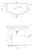 Раковина KERASAN Retro 100 1050 bi*3