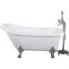 Акриловая ванна Ceruttispa Vito CT9320 150x74 см, отдельностоящая, белый