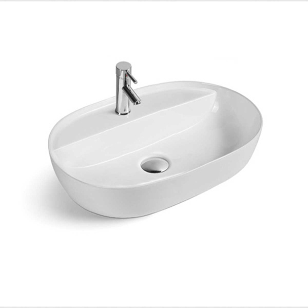 Раковина керамическая Vincea VBS-122 600*400*135 накладная белый