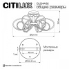 Потолочная люстра Citilux Salma Smart CL224A162