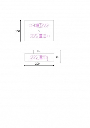 Накладной светильник Lucide Ovalis 12219/02/30