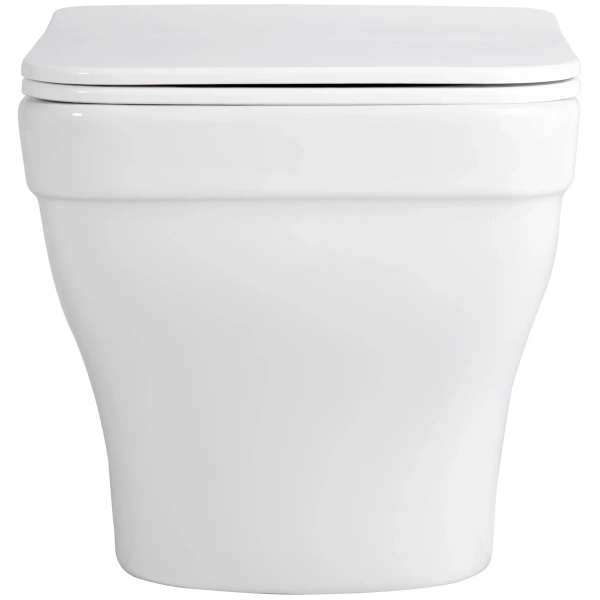 Унитаз подвесной Aquatek Амадео AQ1180-00 безободковый, с сиденьем микролифт, белый