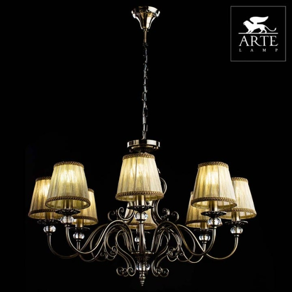 Подвесная люстра Arte Lamp Charm A2083LM-8AB
