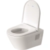 Унитаз подвесной Duravit D-Neo 2578090000 безободковый, альпийский белый